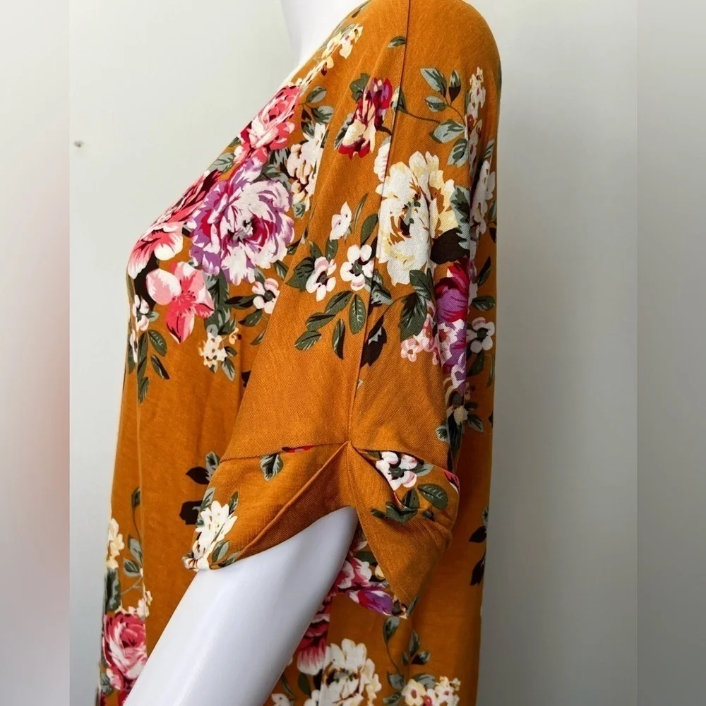 Niloufo - Womens Floral Print Top Sz XL - Picture 4 of 8